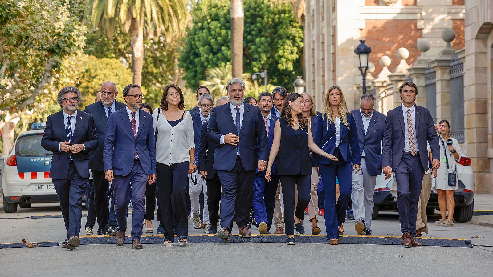 Representantes de Junts se culpan por acompañar a Puigdemont en España