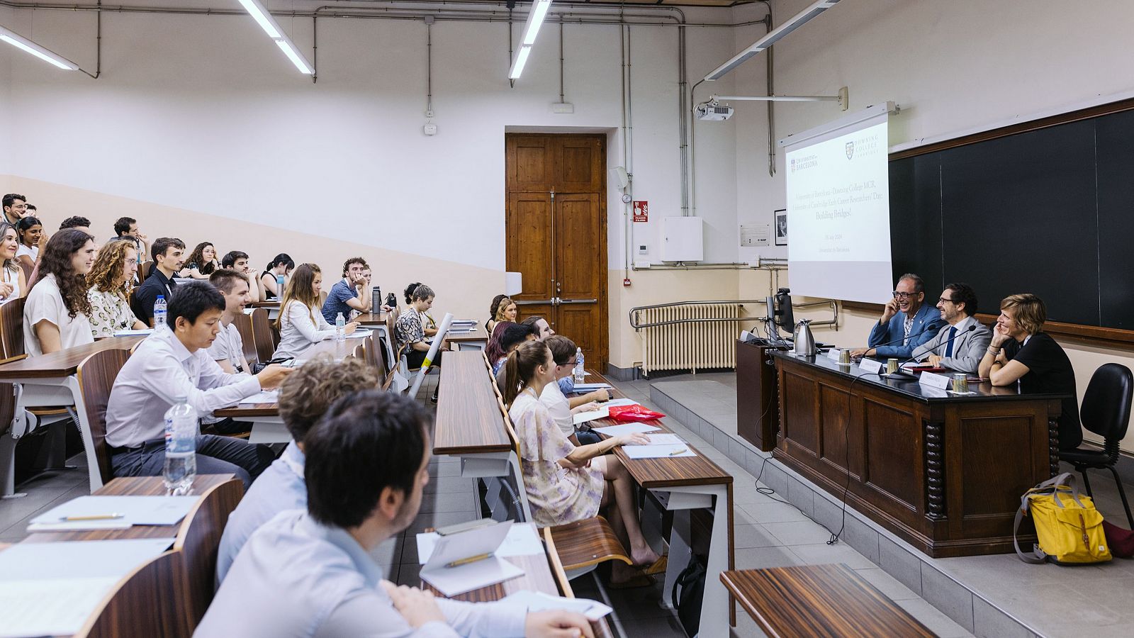 Imatge d'una aula de la Universitat de Barcelona