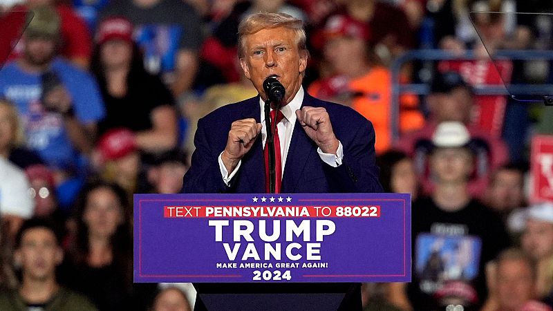 Trump intenta dividir al Partido Demócrata antes de la convención nacional