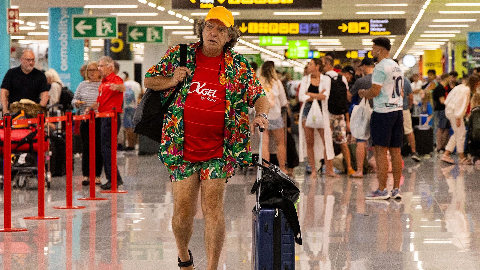 Aeropuerto de Son San Joan, Mallorca, en plena llegada de turistas