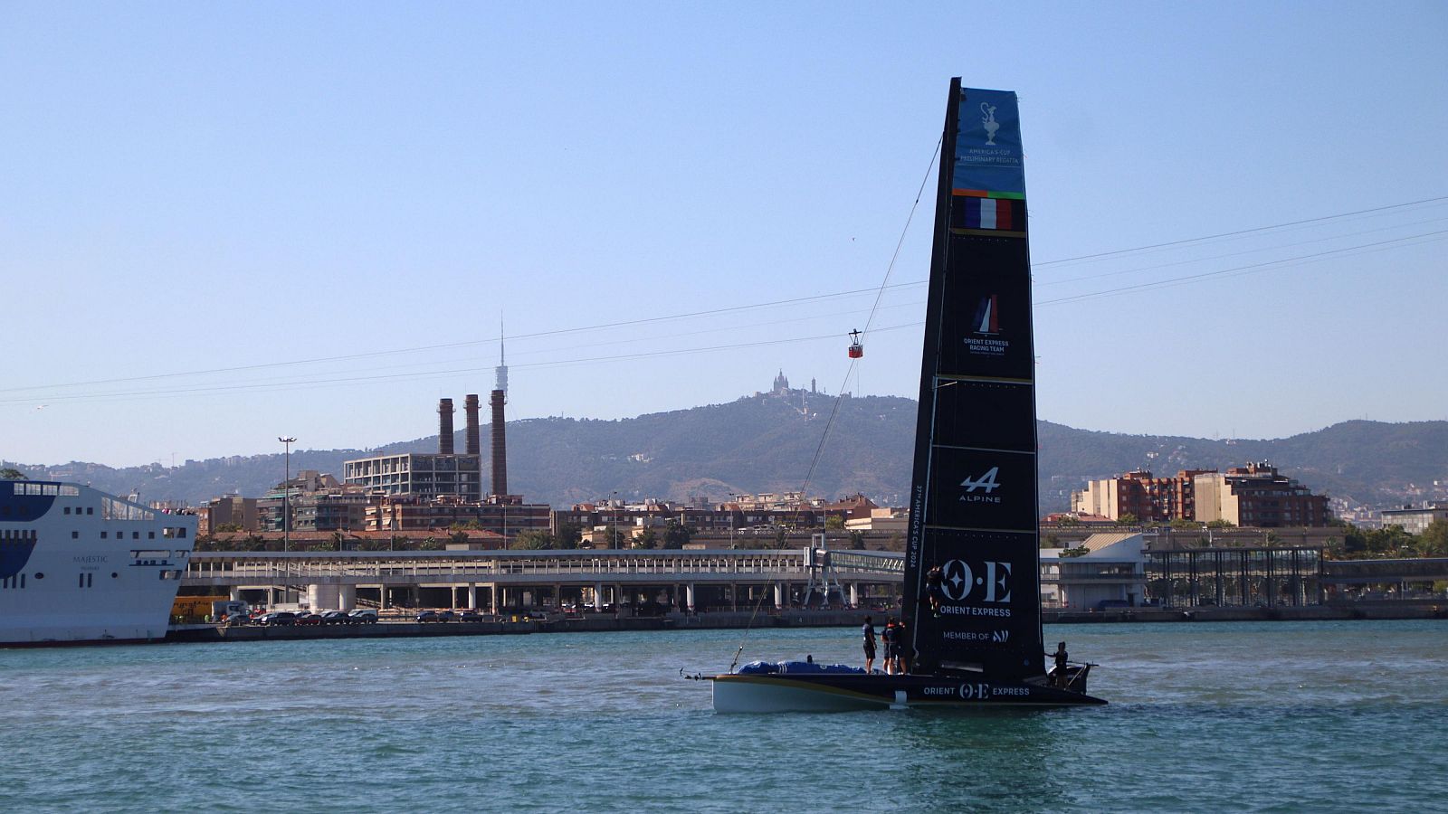 Segona regata preliminar a Vilanova i la Geltrú.