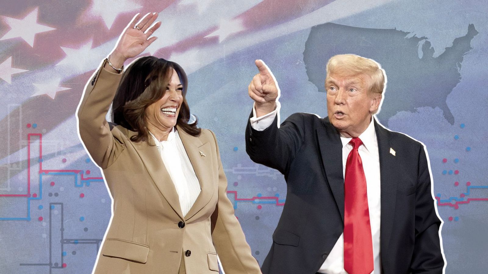 Kamala Harris y Donald Trump se enfrentar para decidir quién será el 47º presidente de Estados Unidos.