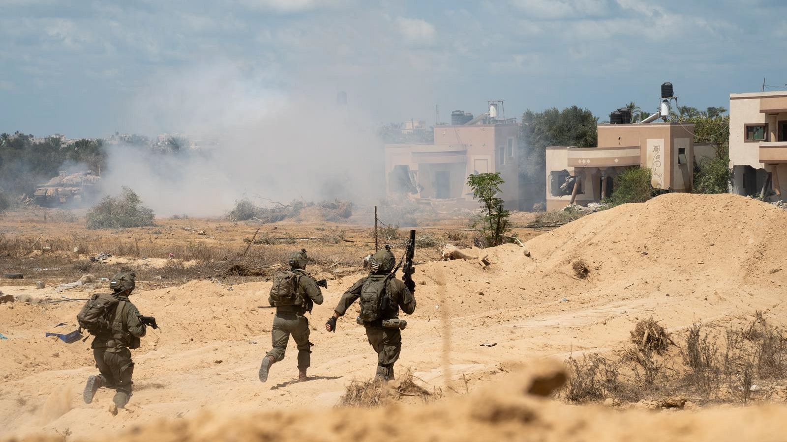 El Ejército de Israel en el sur de la Franja Gaza