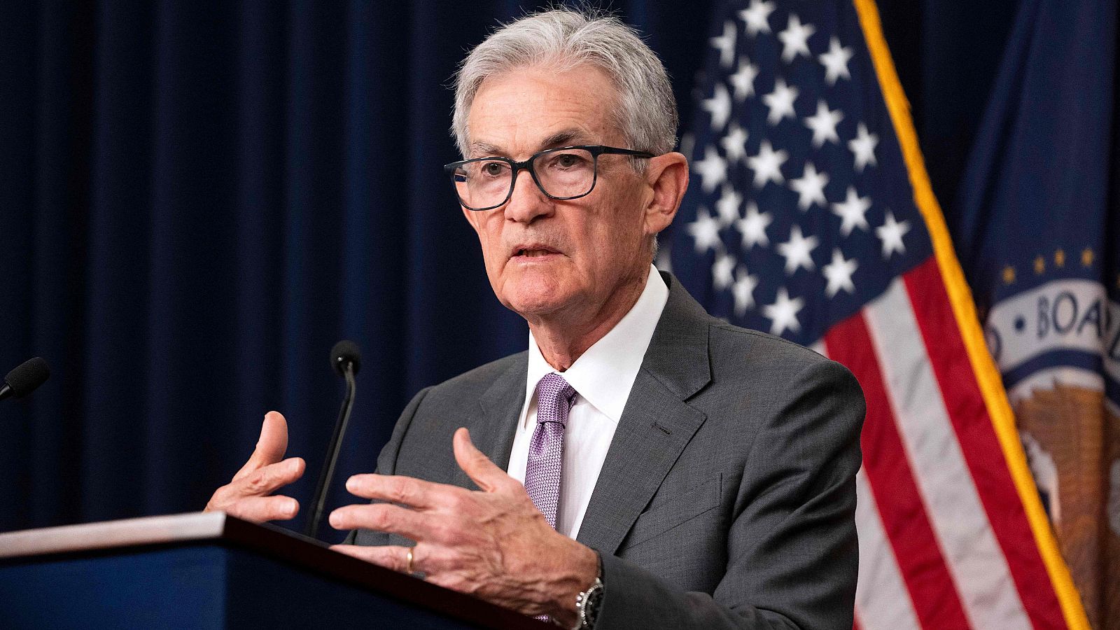 El presidente de la Reserva Federal de Estados Unidos, Jerome Powell