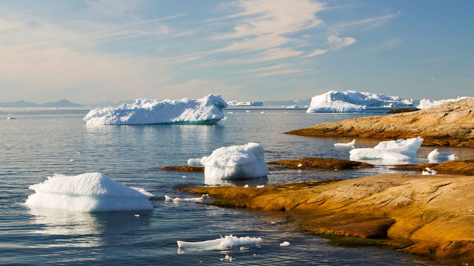 El glaciar Jacobshavn, en Groenlandia.