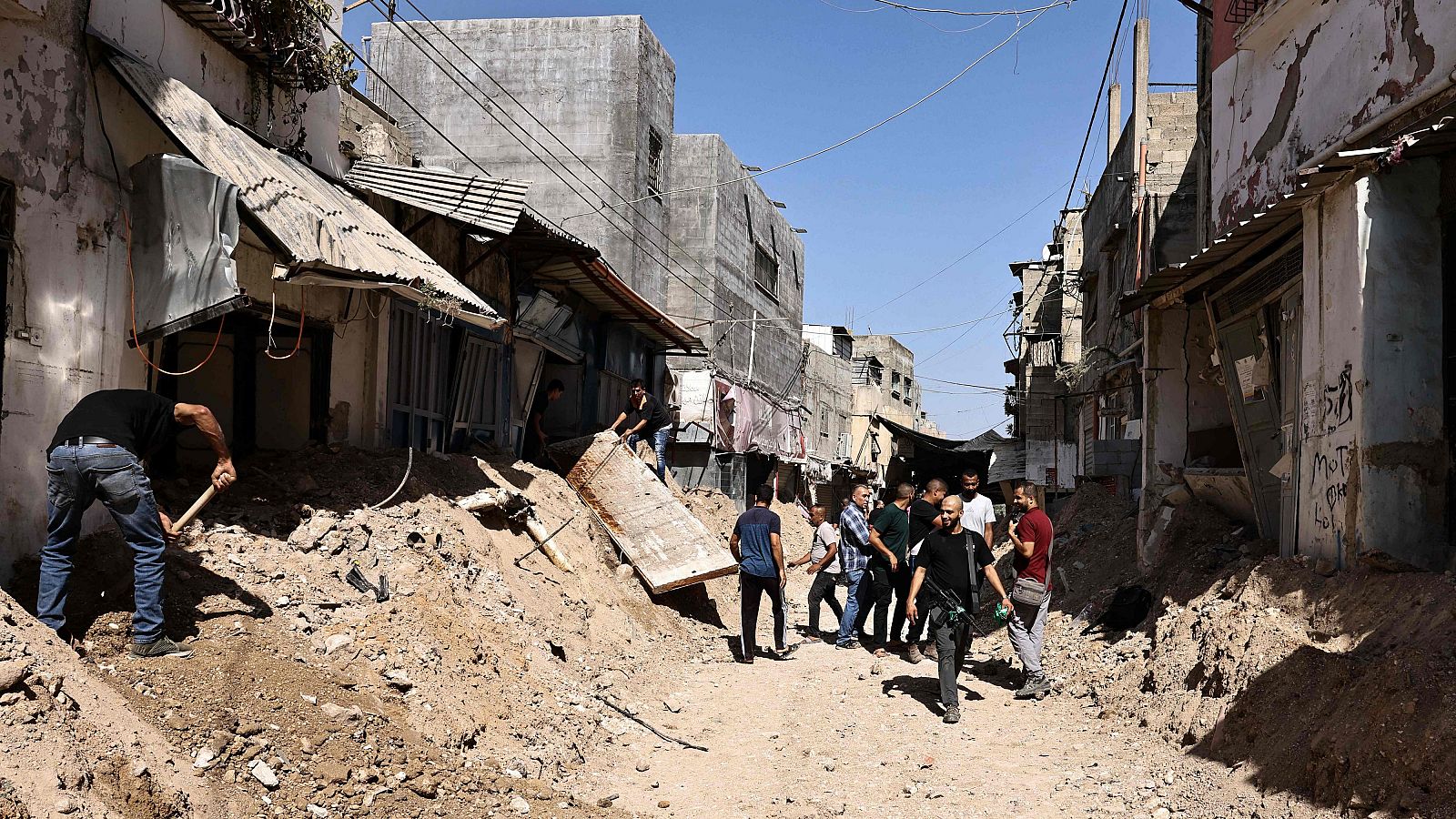 El campo de refugiados de Tulkarm, en la Cisjordania ocupada.