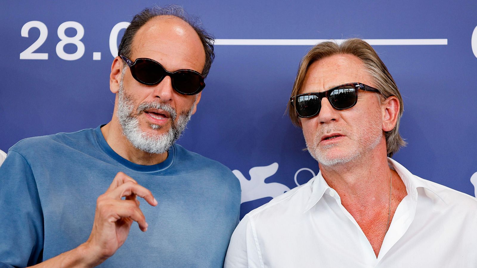 Luca Guadagnino y Daniel Craig, en el Festival de Venecia.