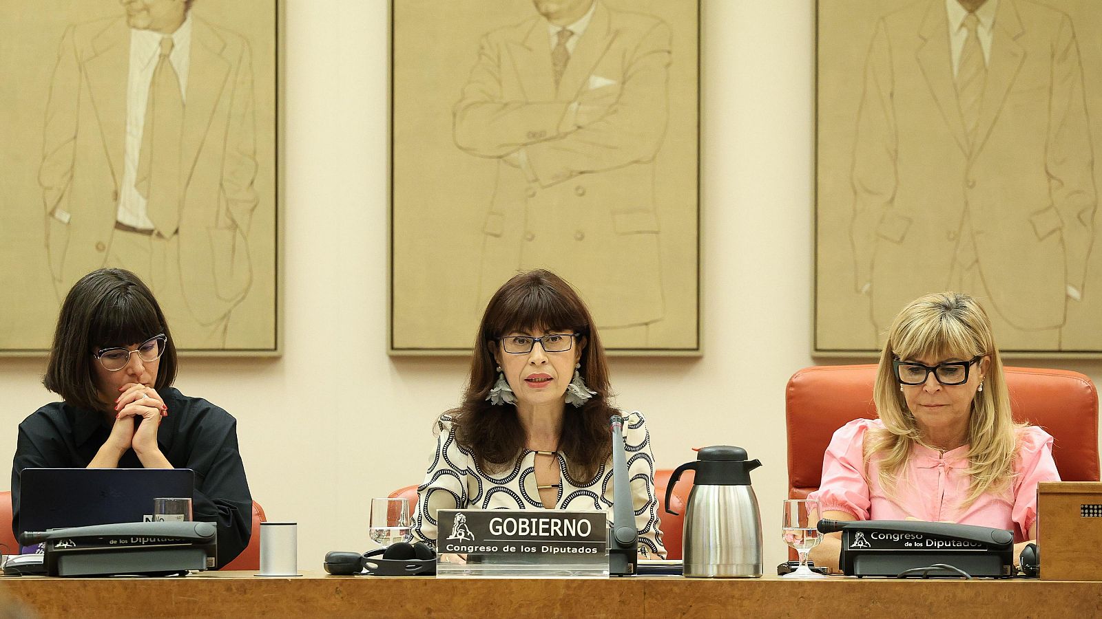 Ana Redondo, ministra de igualdad, en el Congreso de los Diputados