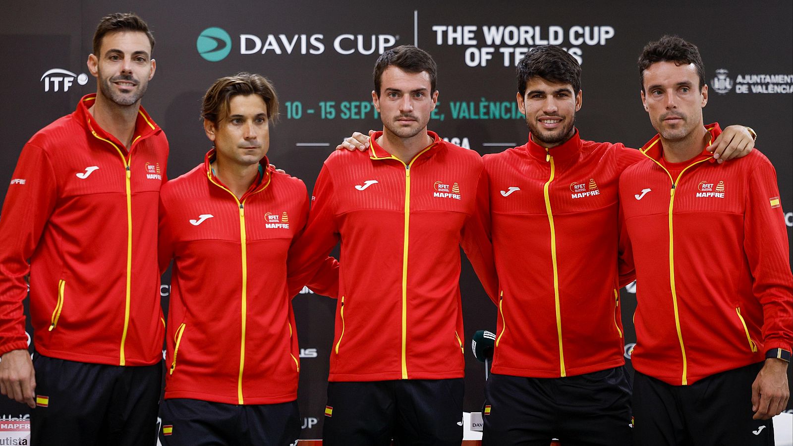 El equipo español de Copa Davis