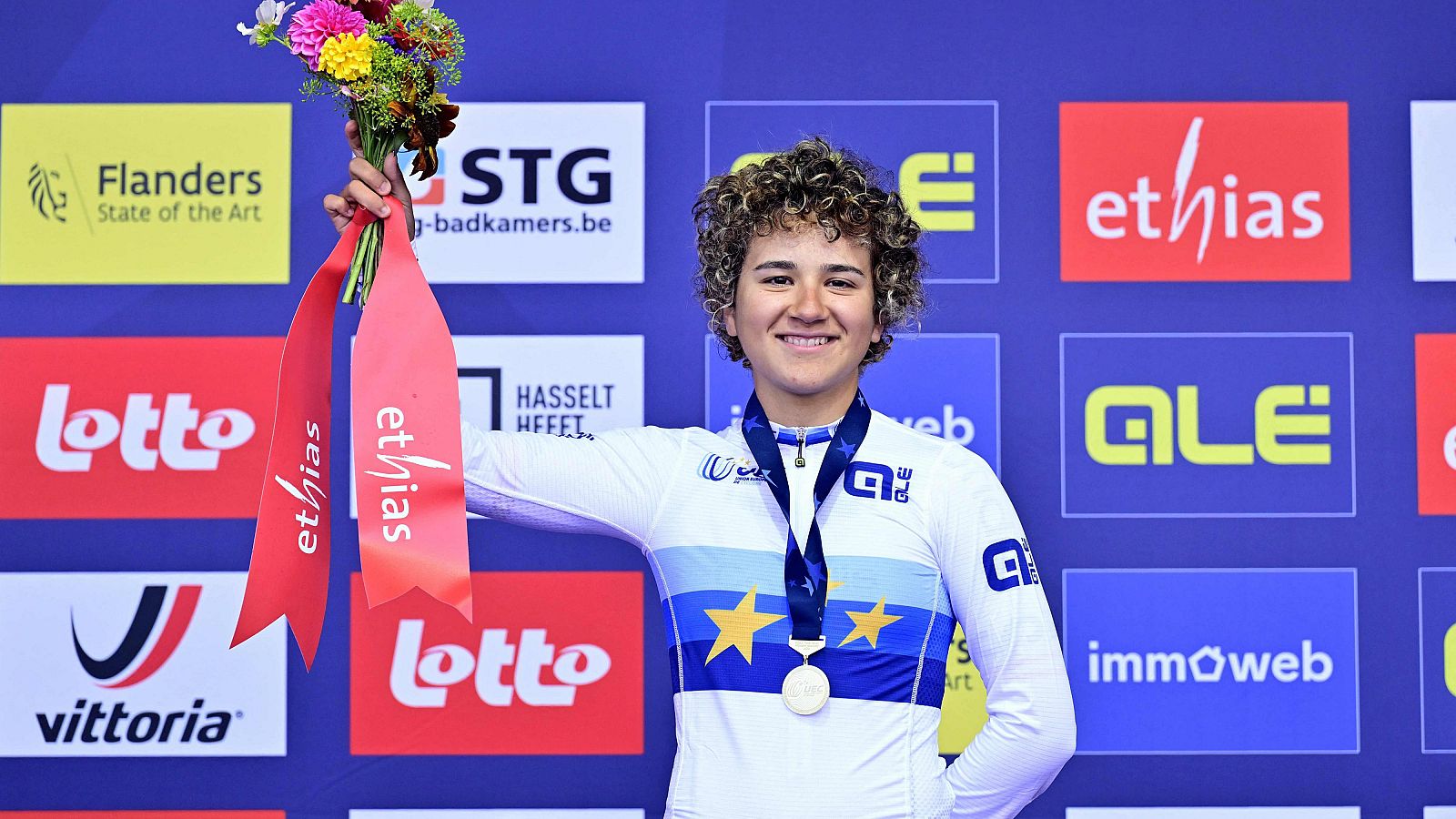 Paula Ostiz, campeona de Europa junior contrarreloj