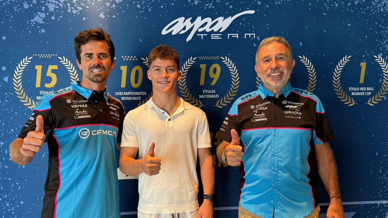 Dani Holgado correrá  en Moto2 con el CFMOTO Aspar Team en 2025