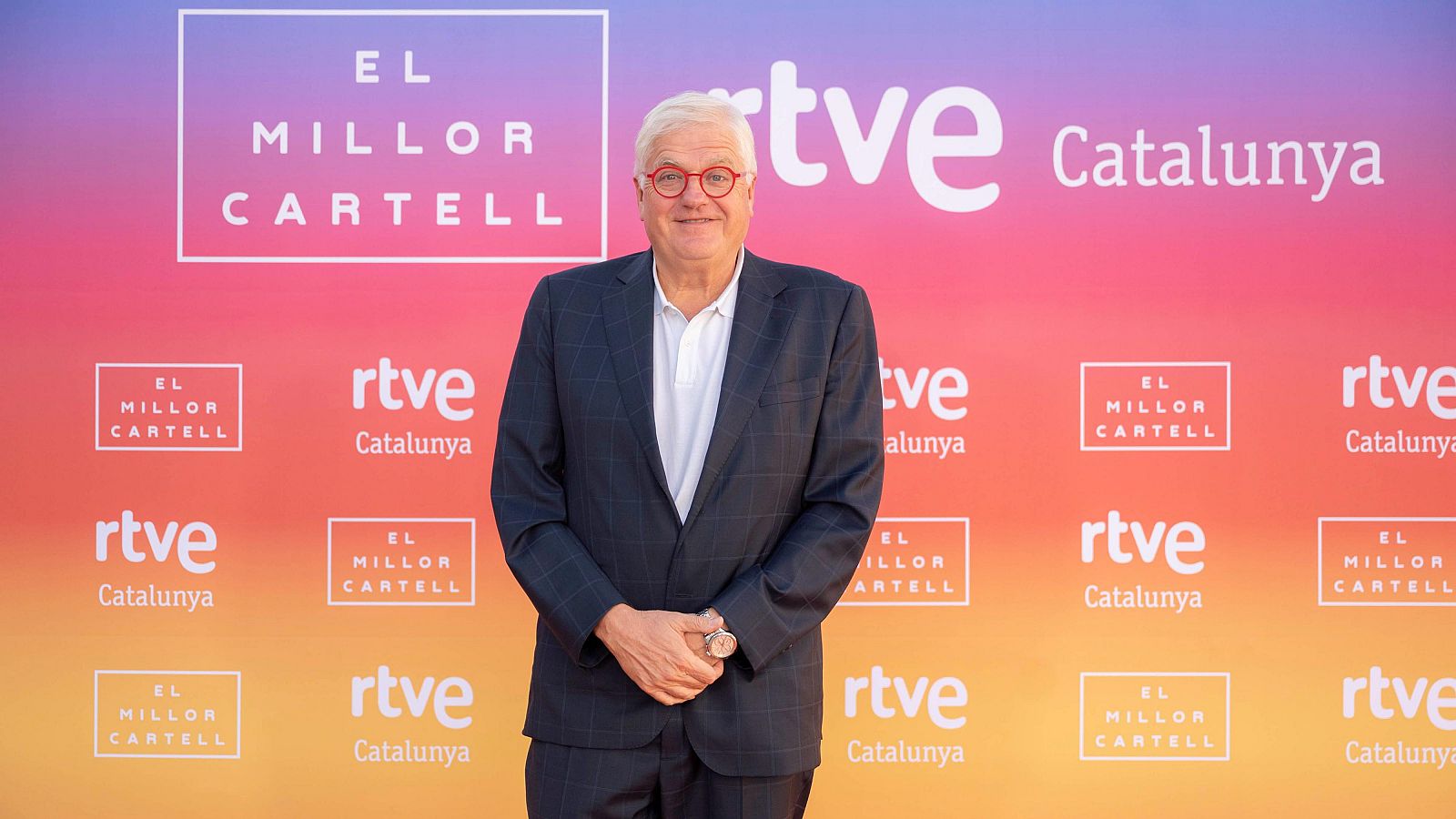 Lluós Falgàs al photocall de la presentació de la nova temporada de RTVE Catalunya