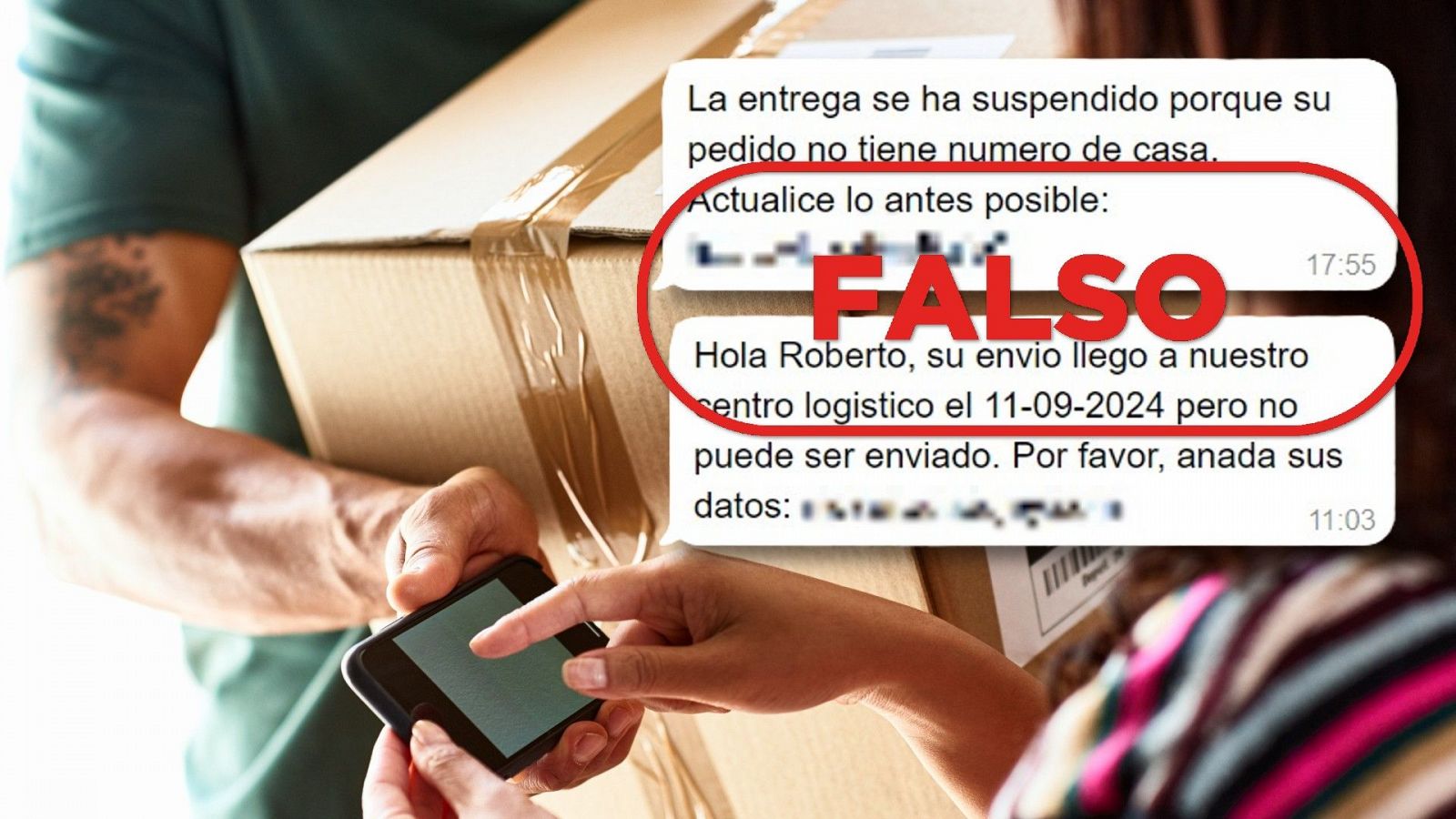 No des datos personales ni pagues en estos SMS que fingen ser Correos