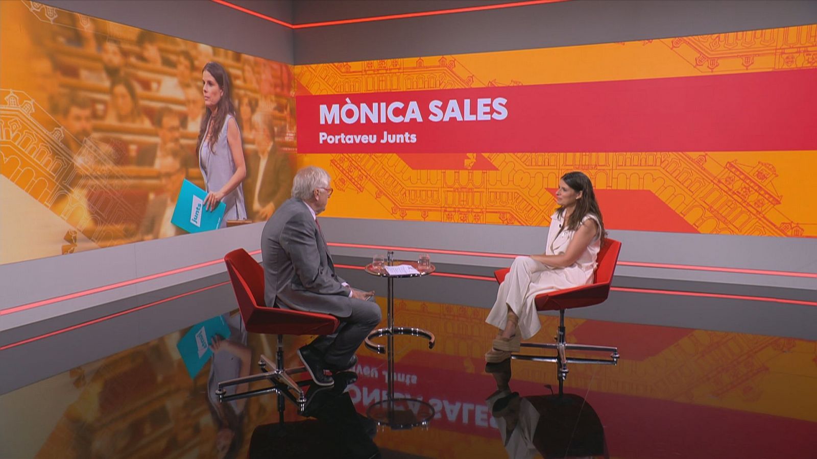 Lluís Falgàs i Mònica Sales a 'Aquí parlem'