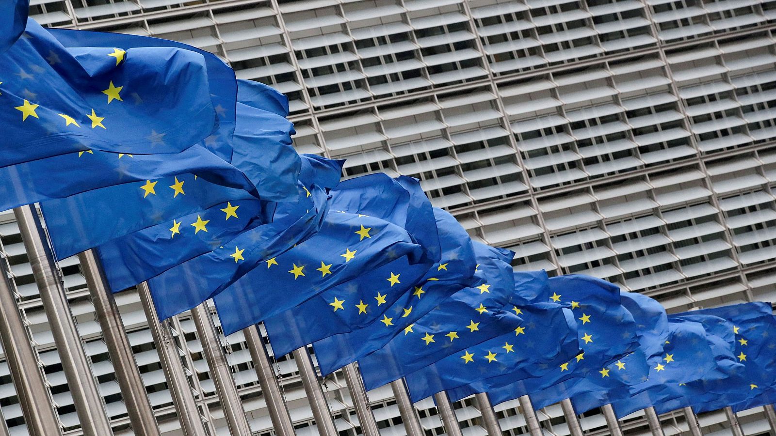 Exterior de la sede de la Comisión Europea en Bruselas