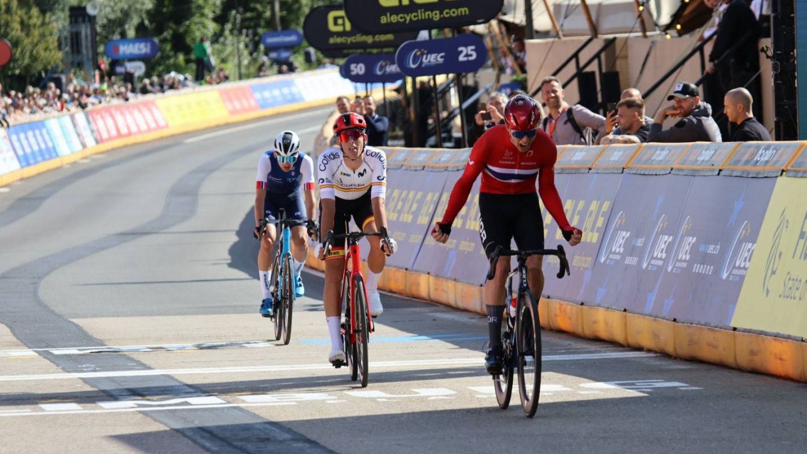 Héctor Álvarez se proclama subcampeón de Europa junior en ruta