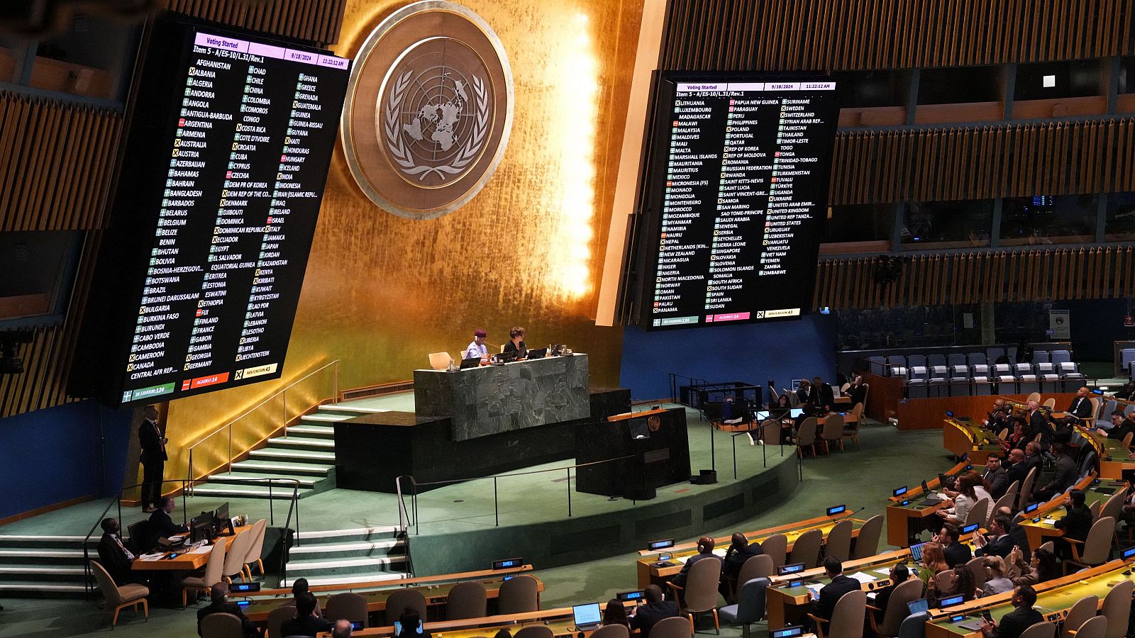 La Asamblea de la ONU exige a Israel que ponga fin a la ocupación de ...