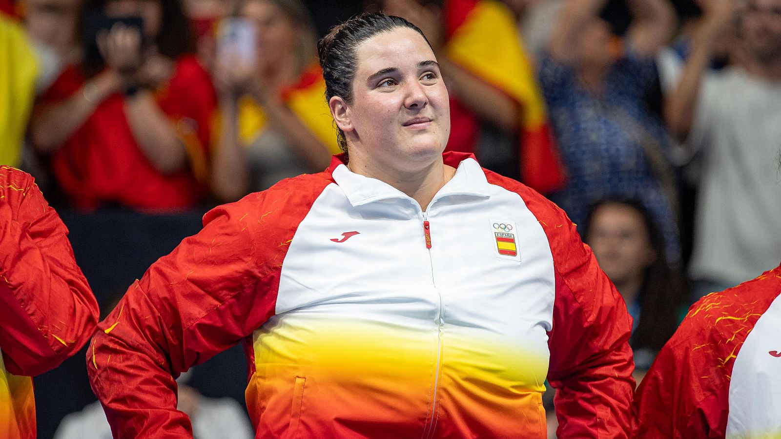 Paula Leitón, campeona olímpica de waterpolo, hoy en La Revuelta