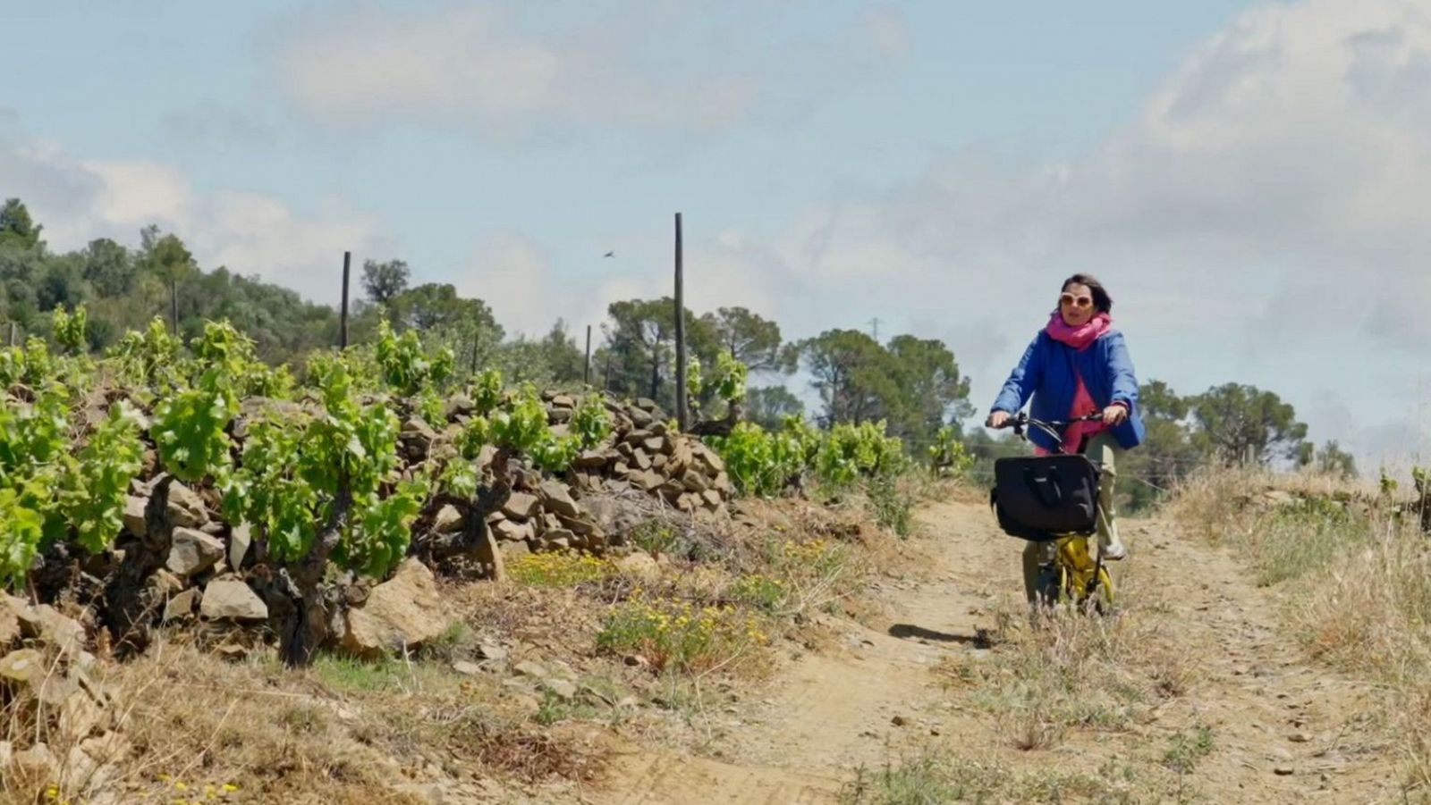Sílvia Abril amb el programa 'La recepta perduda' al Priorat
