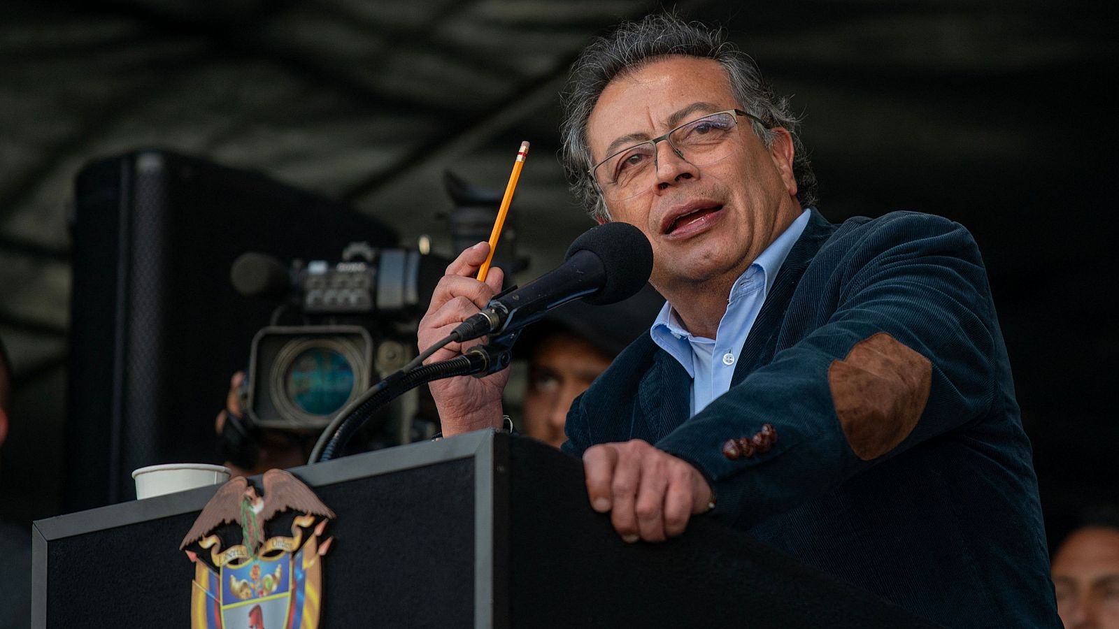 El presidente de Colombia, Gustavo Petro, en Bogotá