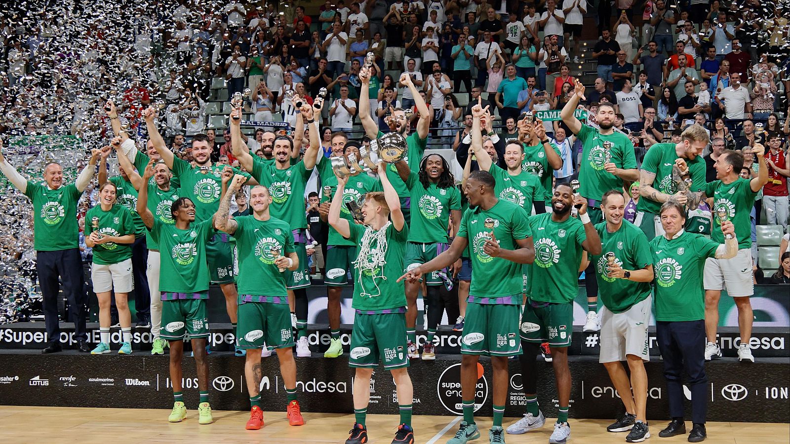 Unicaja, campeón de la Supercopa de España tras vencer al Real Madrid