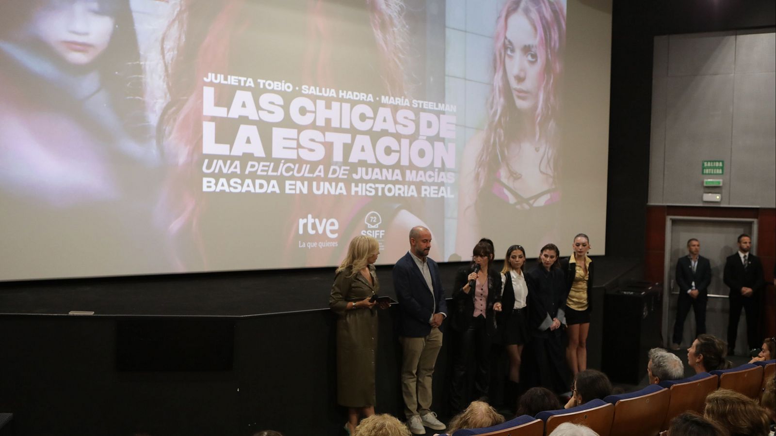 Presentación de la película en la Gala RTVE, este lunes en San Sebastián