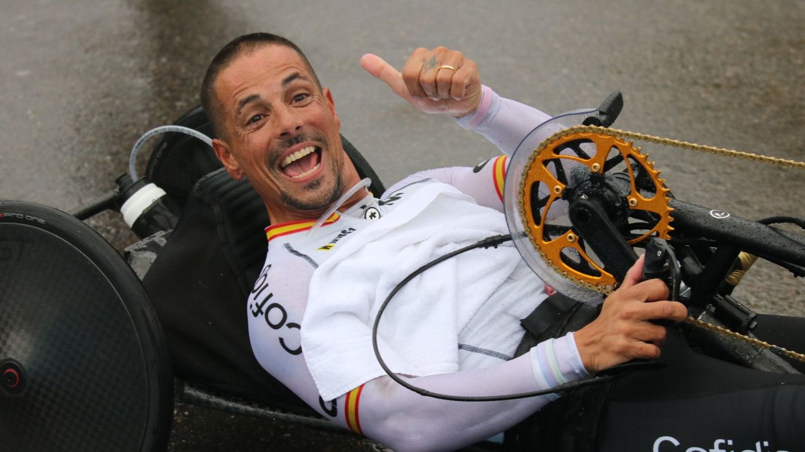 Sergio Garrote, campeón del mundo de ciclismo adaptado