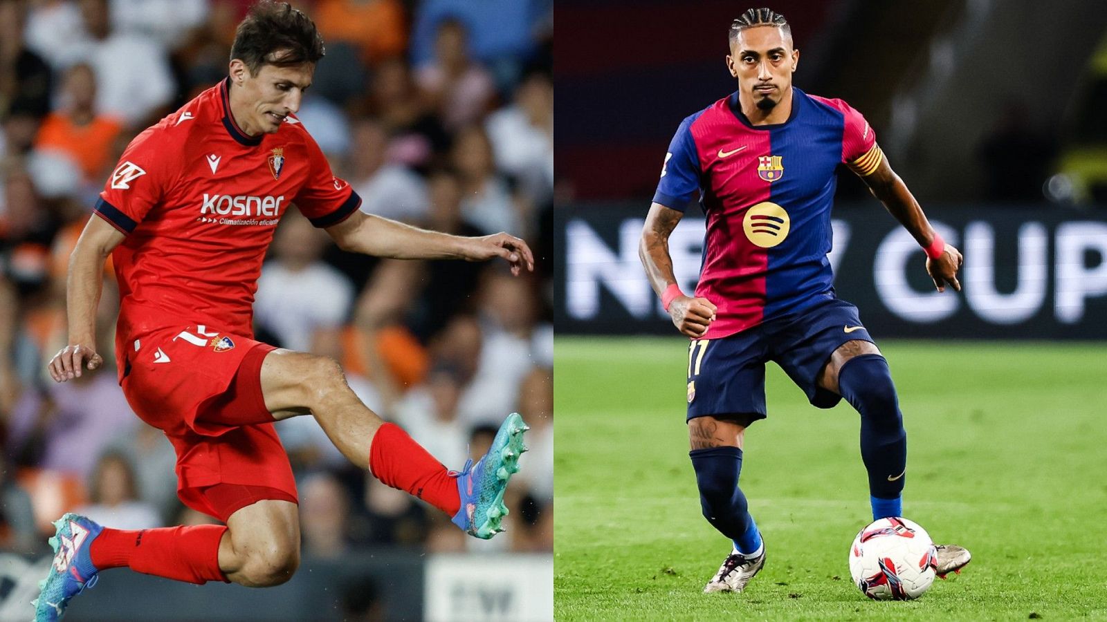 Osasuna - Barcelona, en directo: Budimir y Rafinha en partidos de sus equipos