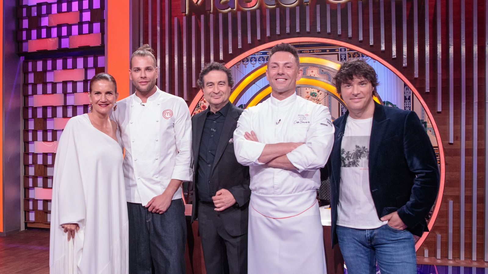 El jurado de MasterChef junto a Eduardo Navarrete y Ferdinando Bernardi