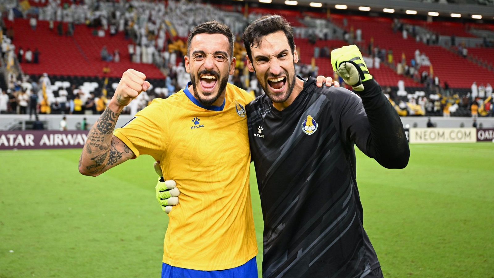 Al Gharafa: Joselu y Sergio Rico