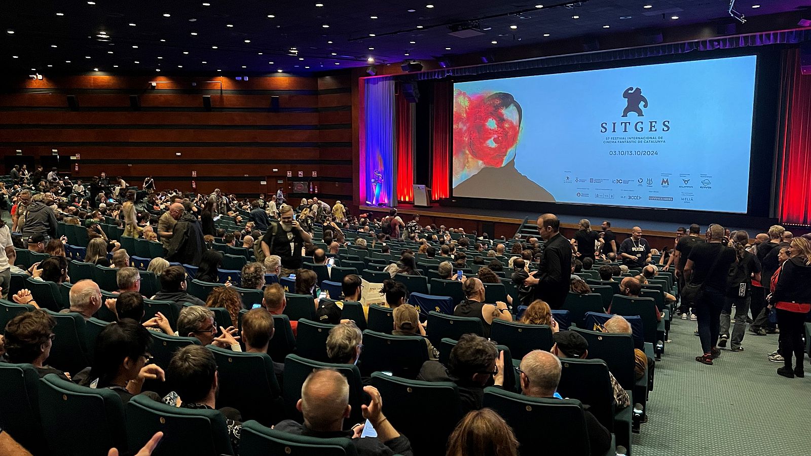 Passi del film 'Pressence' a l'Auditori del melià durant el Festival de cinema de Sitges.