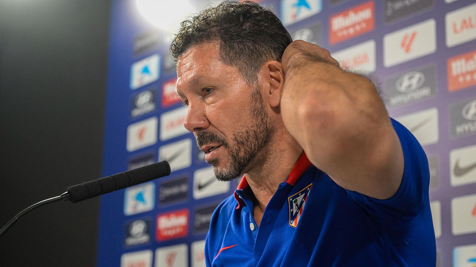 Simeone, en rueda de prensa