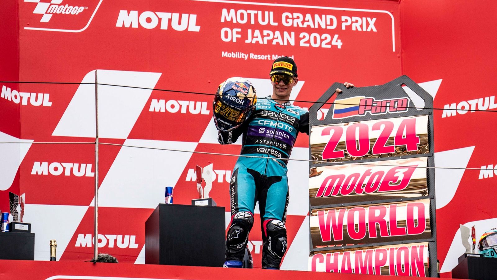 David Alonso, campeón del mundo de Moto3