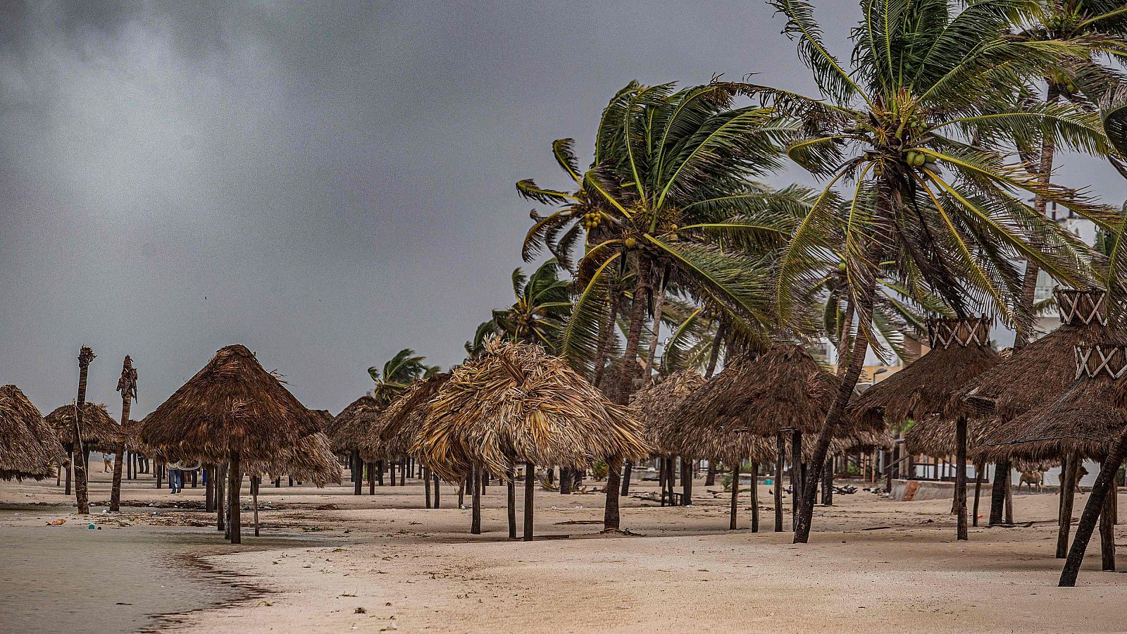 Lluvias provocadas por el huracán Milton en México