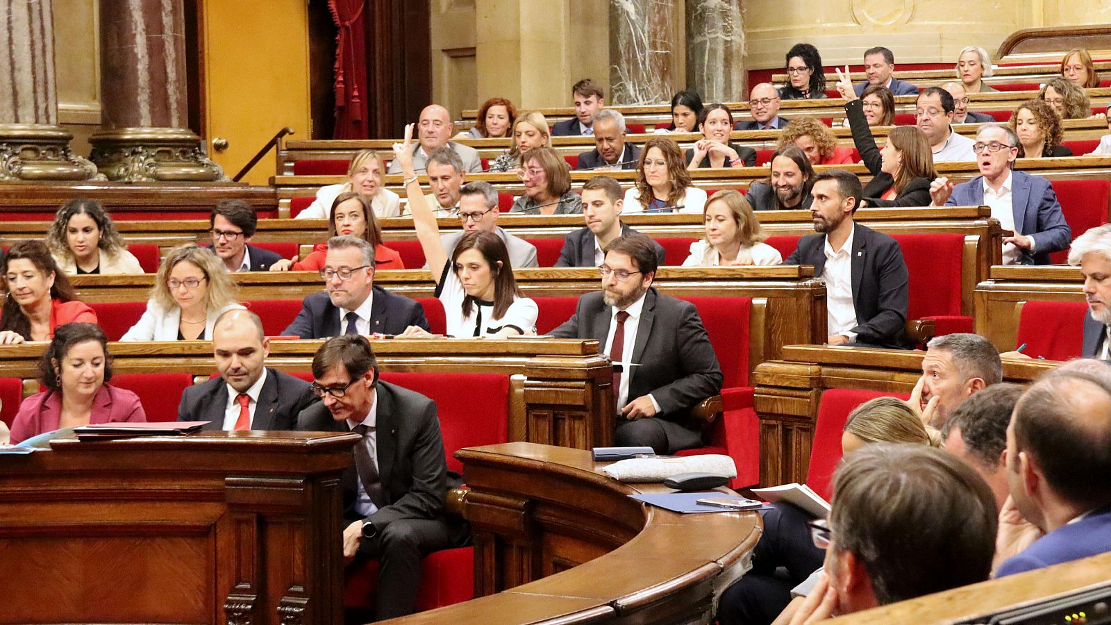 El Ple del Parlament ha votat aquesta tarda les propostes de resolució dels grups parlamentaris arran del debat de política general.