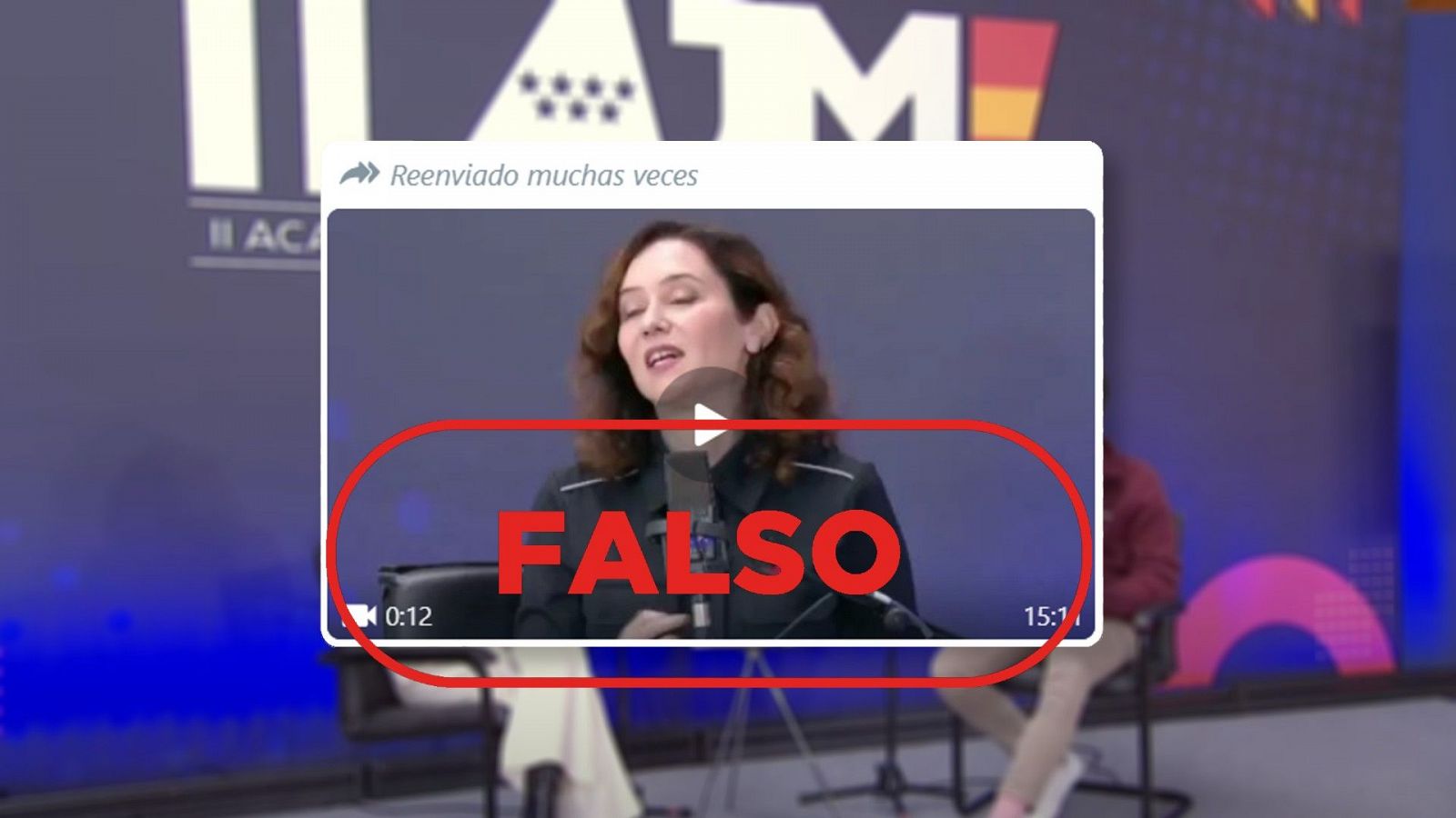 Este vídeo de Ayuso hablando de Israel y ETA no es real, es un deepfake