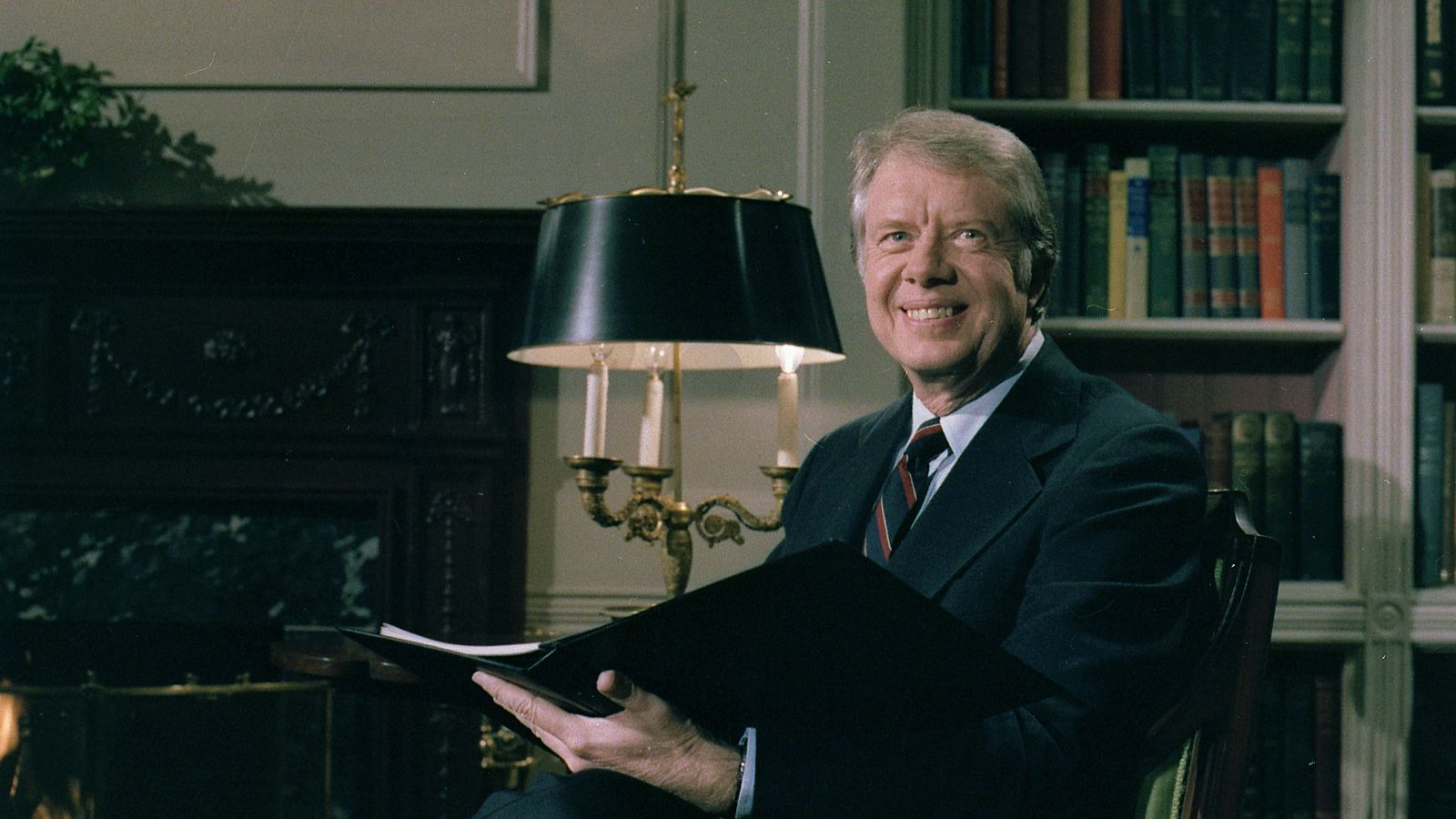 Imagen de archivo del presidente Jimmy Carter durante su mandato