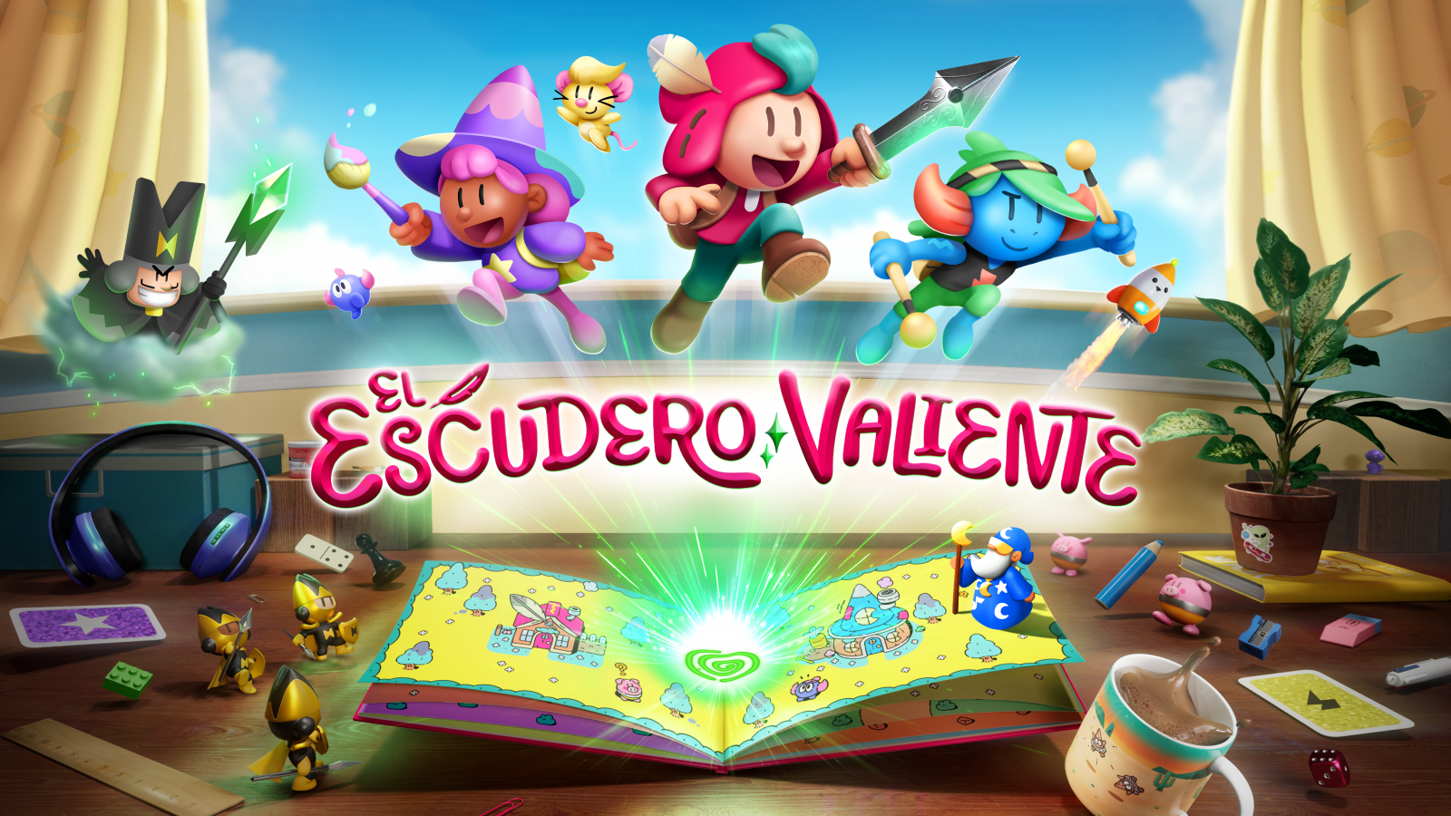 Imagen de portada del videojuego 'El escudero valiente'