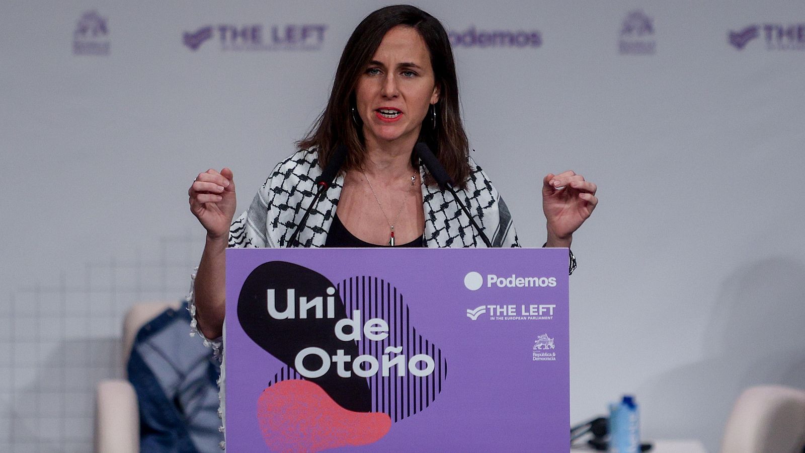 Ione Belarra, secretaria general de Podemos