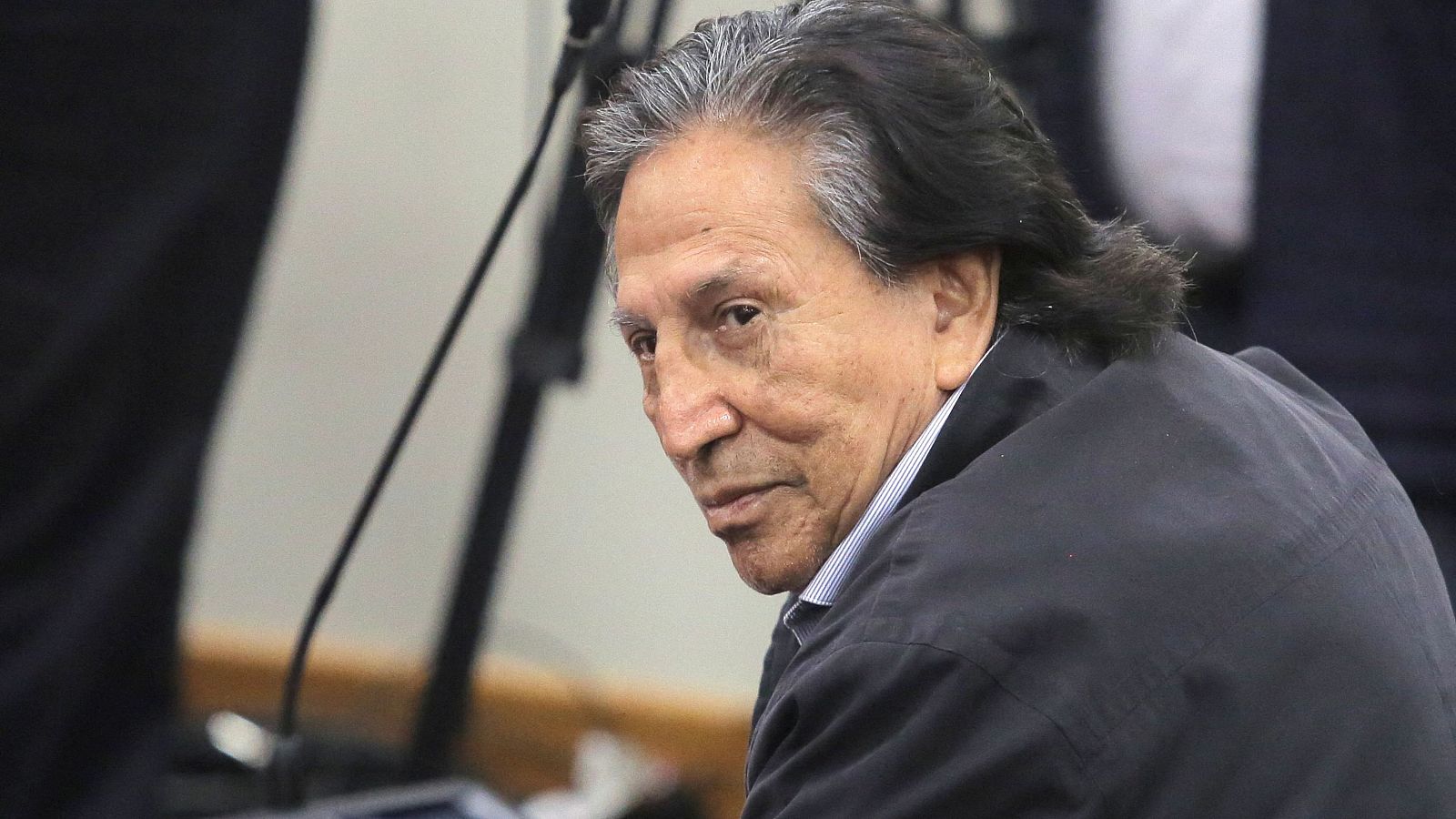 El expresidente peruano Alejandro Toledo durante el juicio en Lima