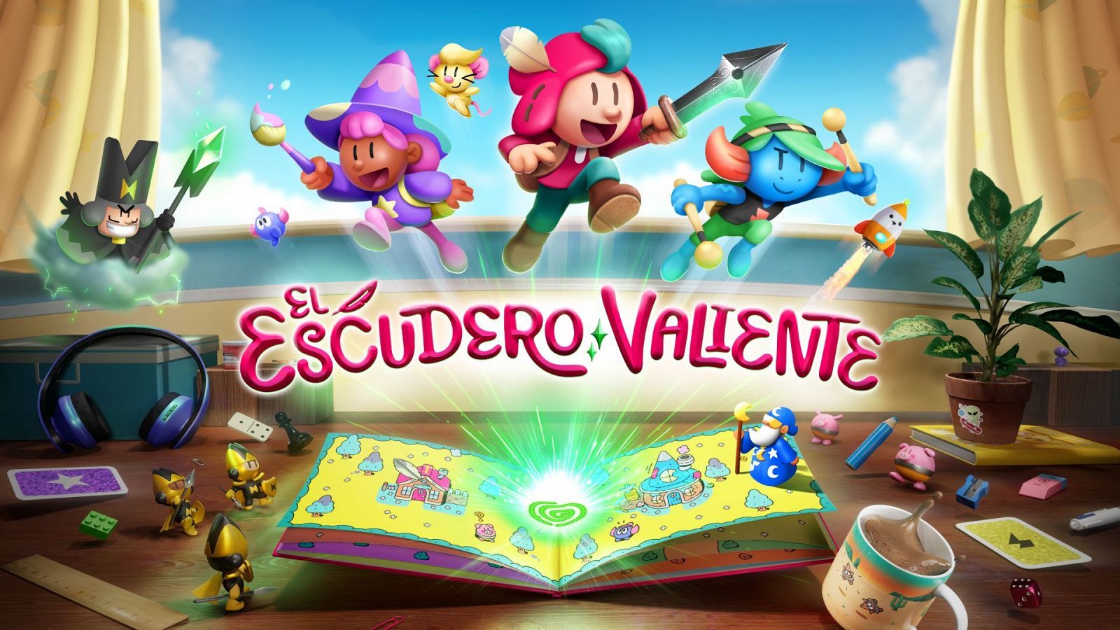 Imagen con los personajes del videojuego 'El Escudero Valiente'