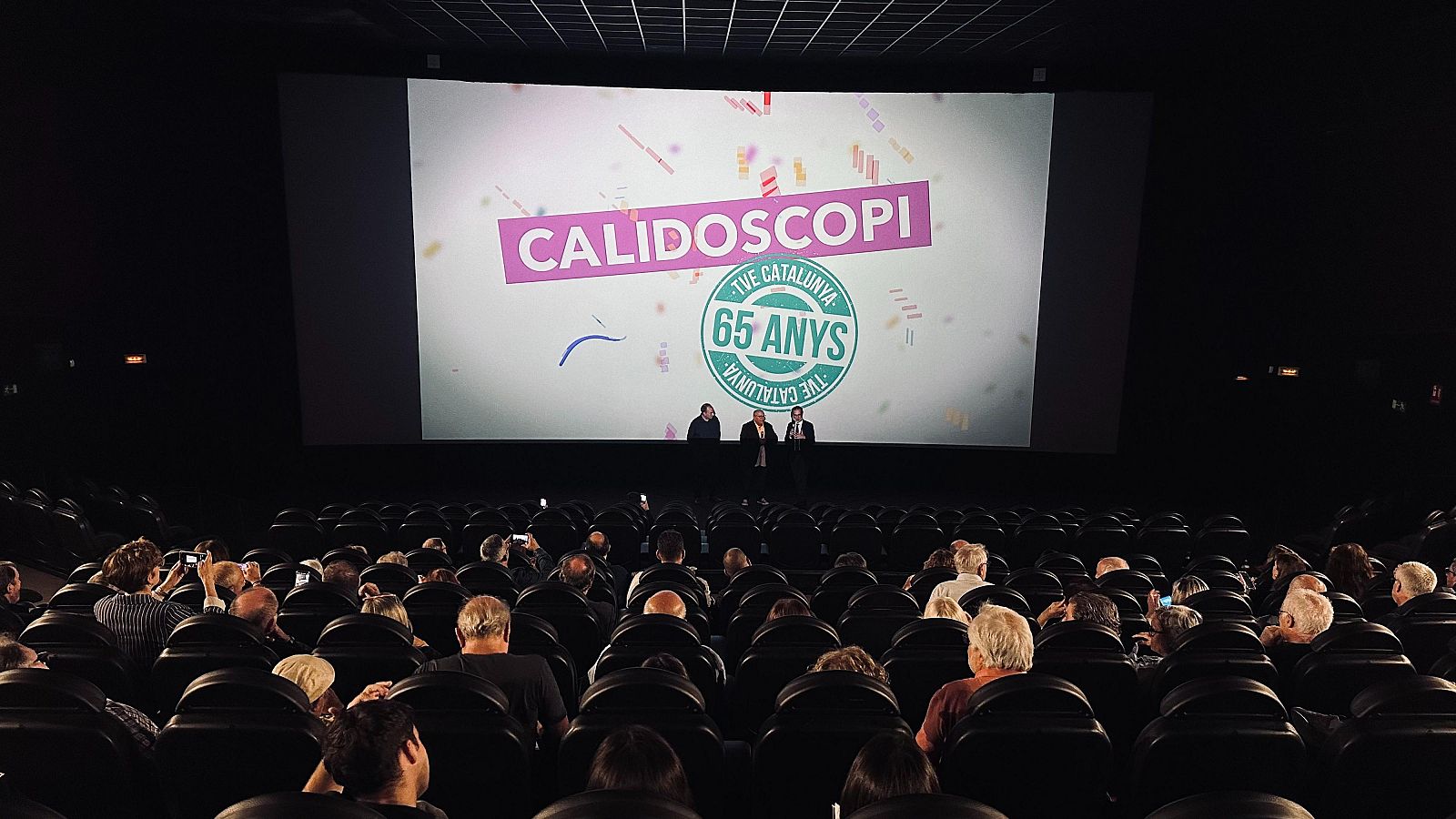 Presentació del programa especial 'Calidoscopi, 65 anys', al Cinesa Diagonal