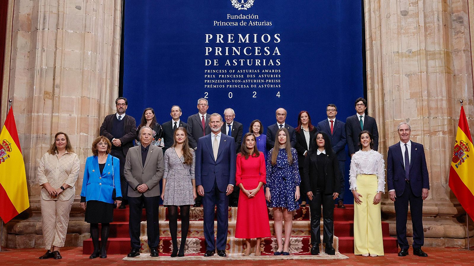 Recepción oficial a los premiados de los Premios Princesa de Asturias 2024