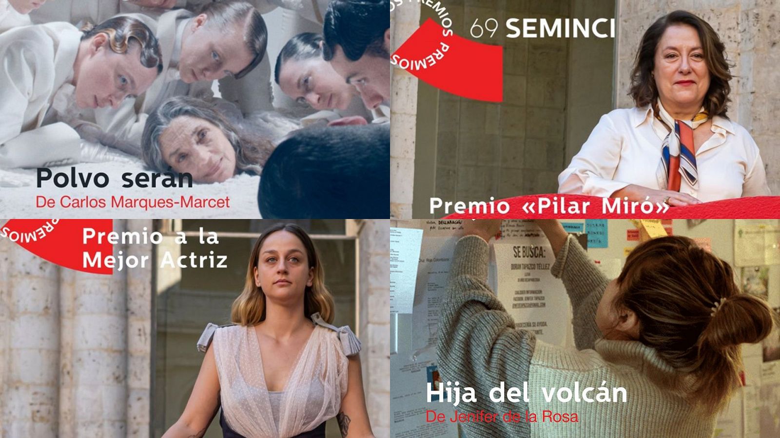 Los premiados de RTVE en la Seminci