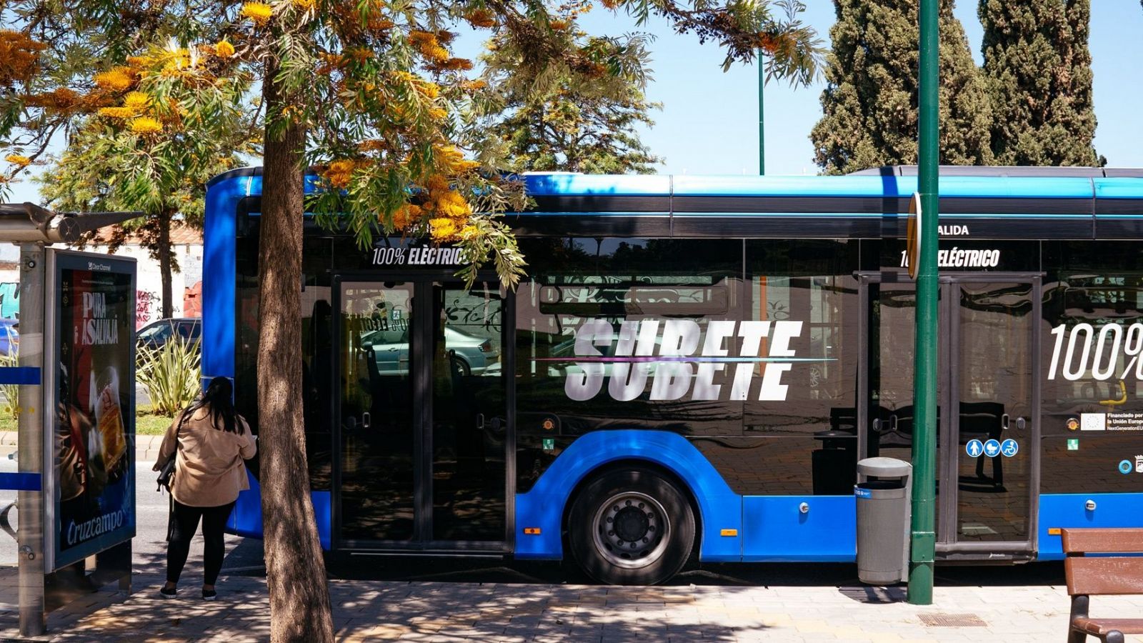 Imagen recurso de un autobús urbano