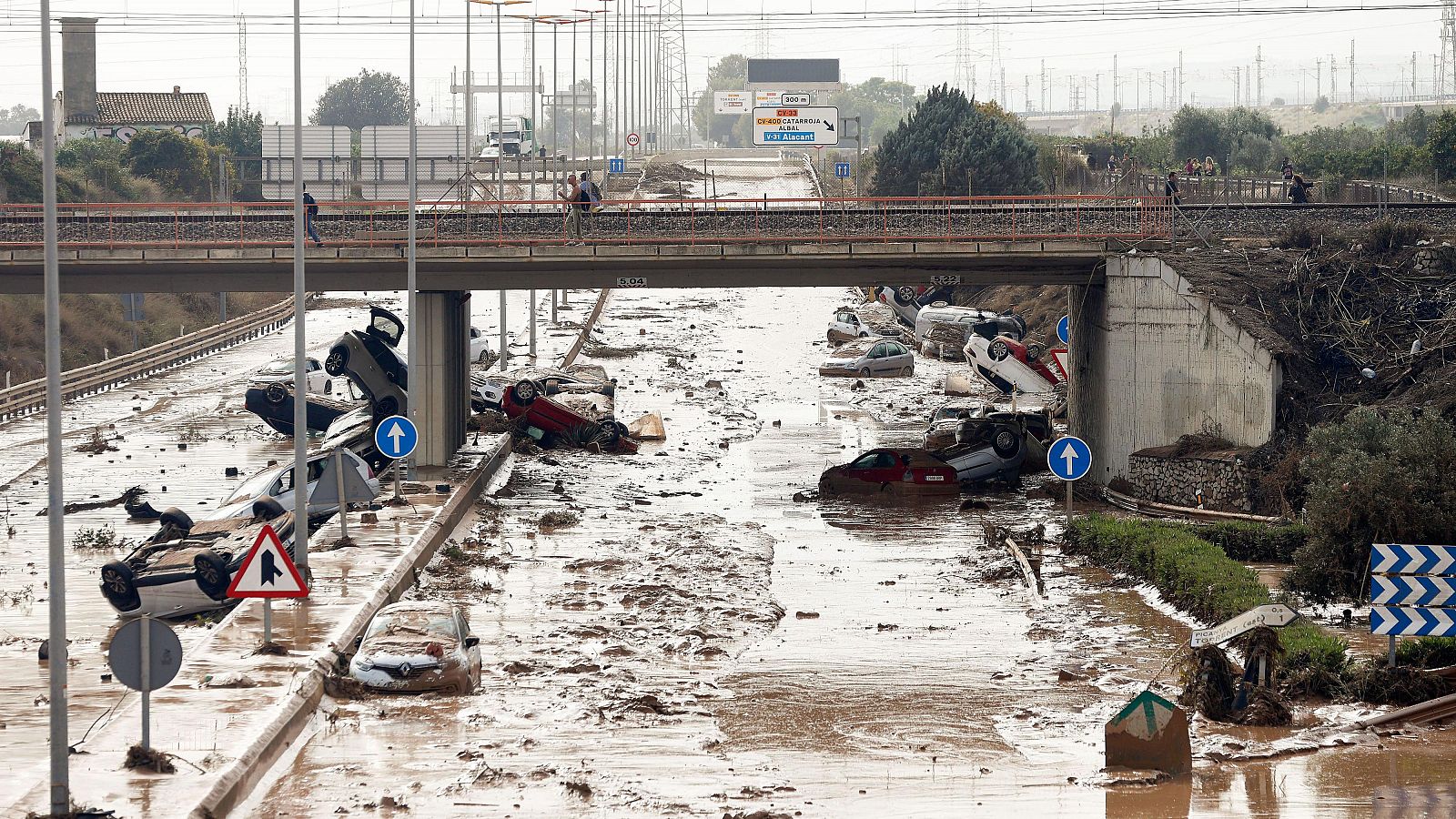 Efectos de las inundaciones en Valencia