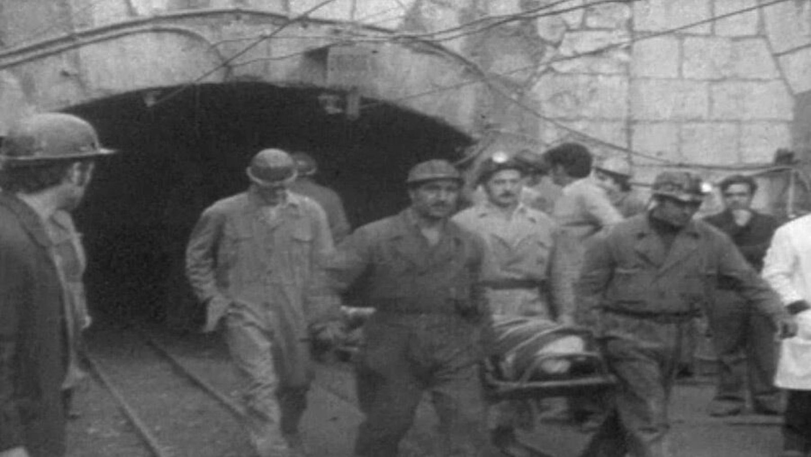 El moment més dramàtic de les mines de Fígols, el 3 de novembre del 1975