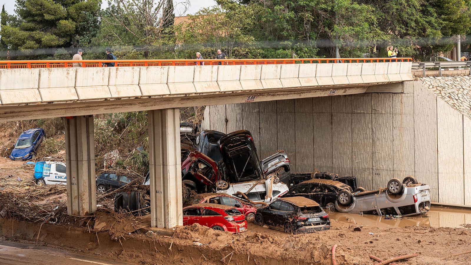 Estragos ocasionados por la DANA, a 4 de noviembre de 2024, en Torrent, Valencia, Comunidad Valenciana (España).