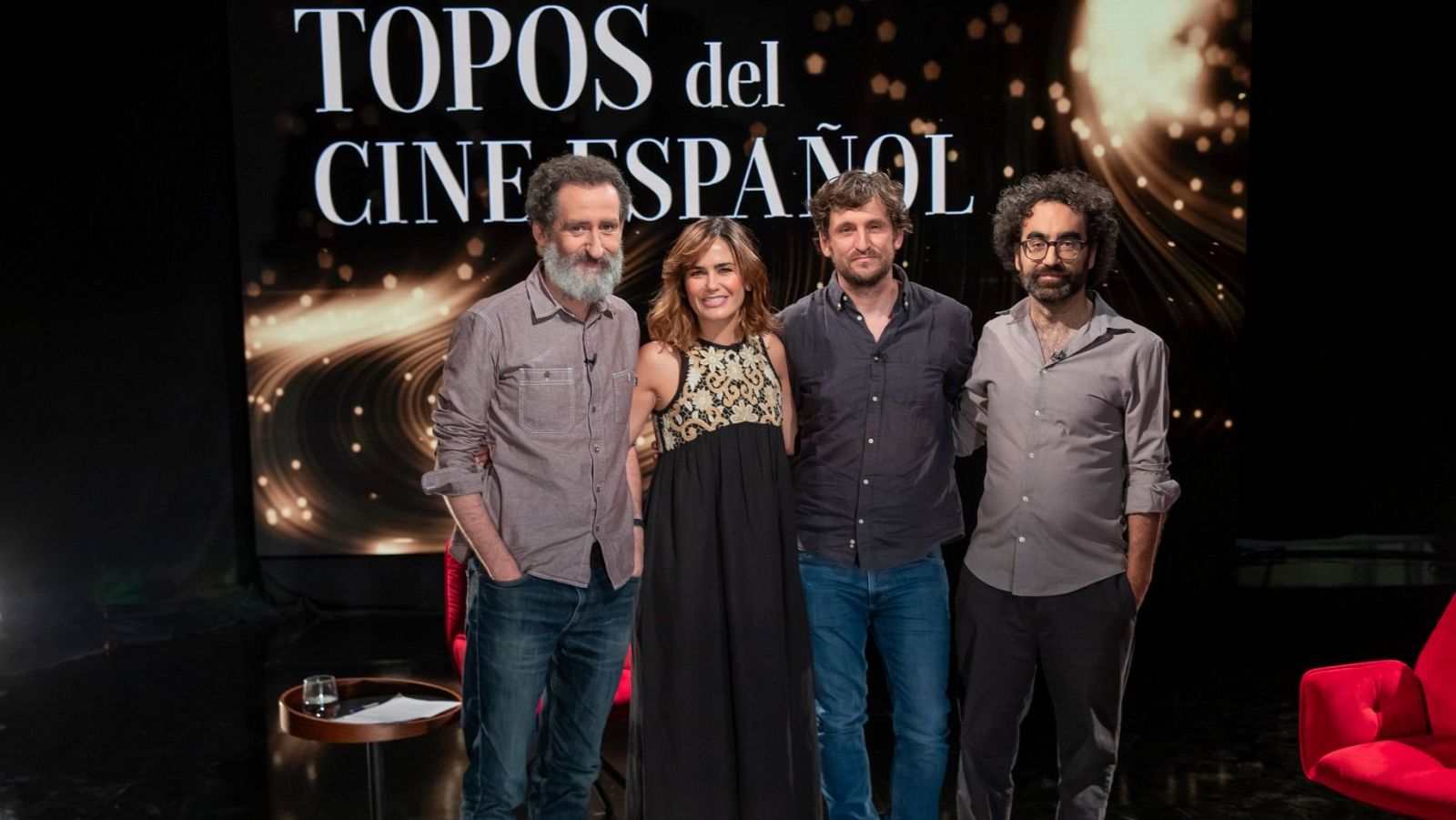 Jon Garaño, Elena S. Sánchez, Raúl Arévalo y Luis Parés