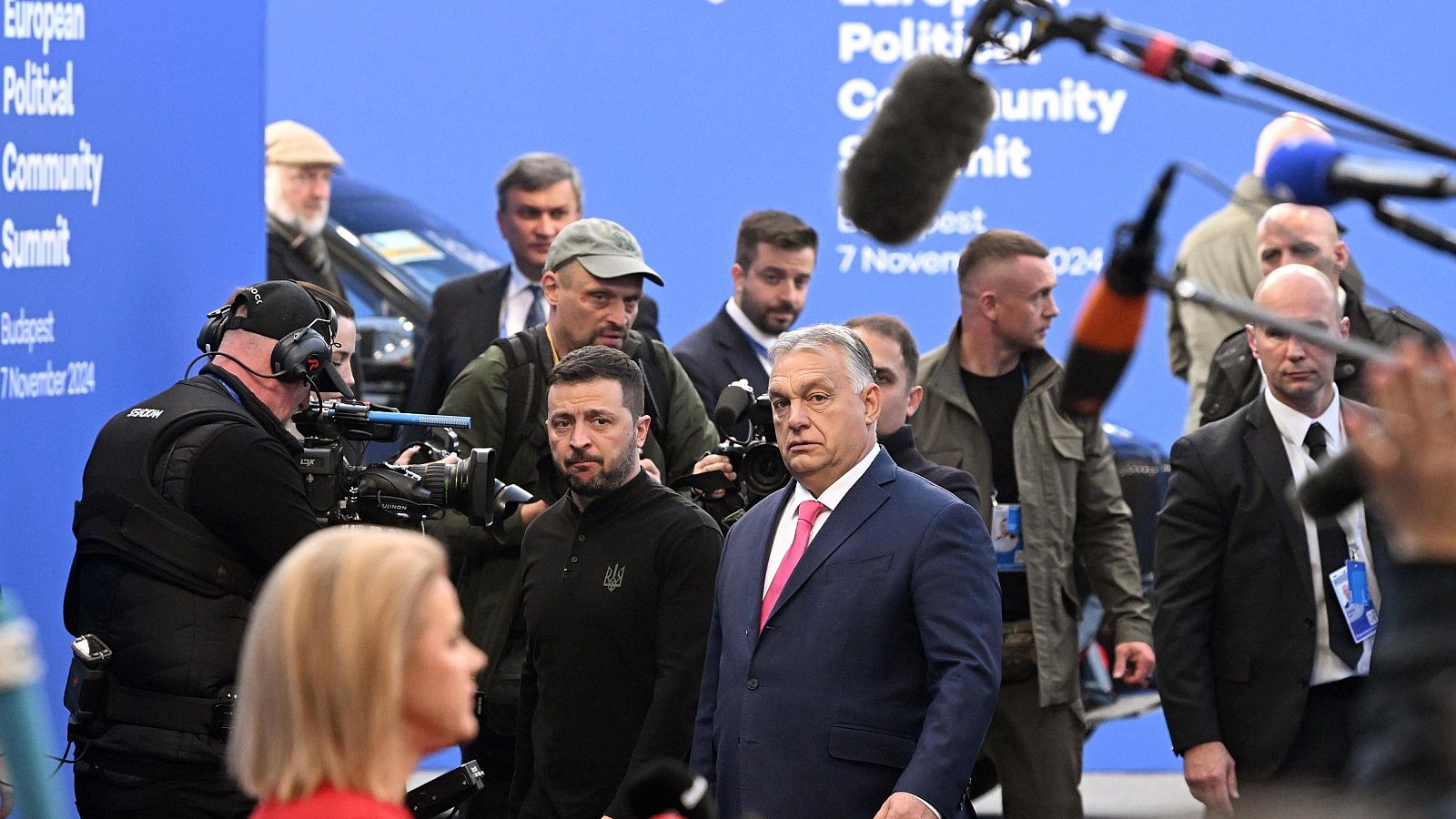 Viktor Orbán da la bienvenida a Volodímir Zelenski a la quinta cumbre de la Comunidad Política Europea (CPE). La victoria de Trump marca el encuentro de los líderes europeos en Hungría: "Trabajaremos de buena manera con él".